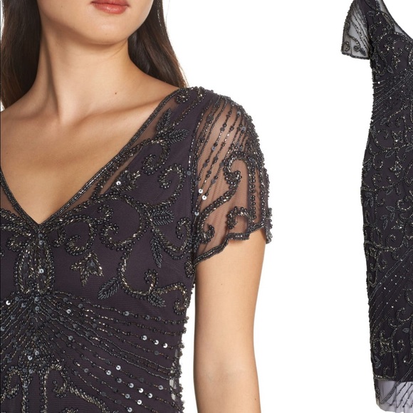 Beaded Formal Dress- unaltered - Picture 3 of 6